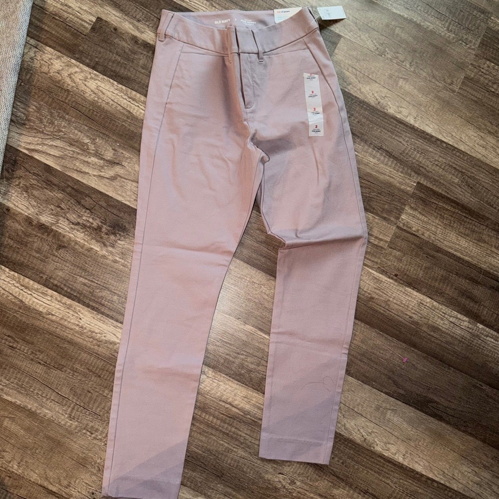 Old Navy High-Rise Pixie Skinny Ankle Pants Mauve Lavender 737472-52-1 Sz 2 NWT